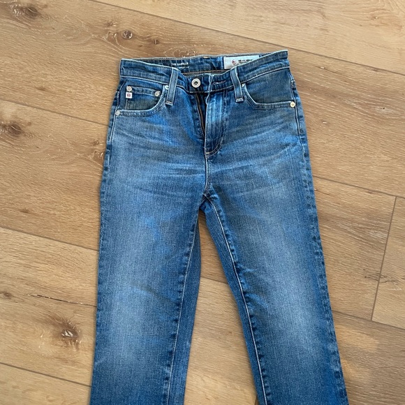 AG Isabelle High Rise Straight Crop. Raw Hem. Size 23 - Picture 8 of 13